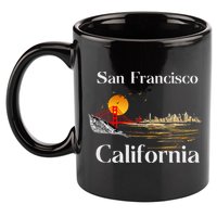 San Francisco California Cityscape 11oz C Handle Ceramic Mug
