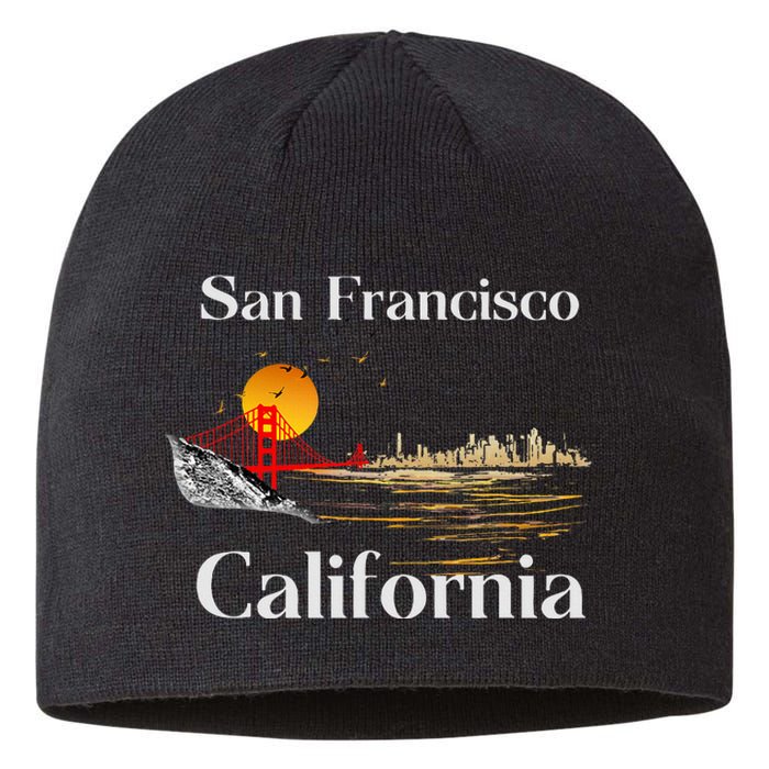 San Francisco California Cityscape Sustainable Beanie