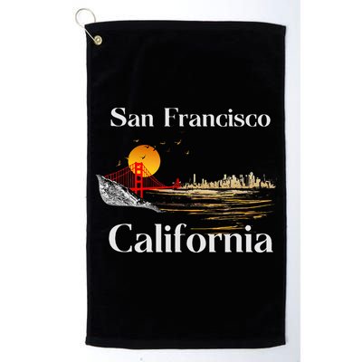 San Francisco California Cityscape Golf Towel