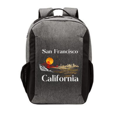 San Francisco California Cityscape Vector Backpack