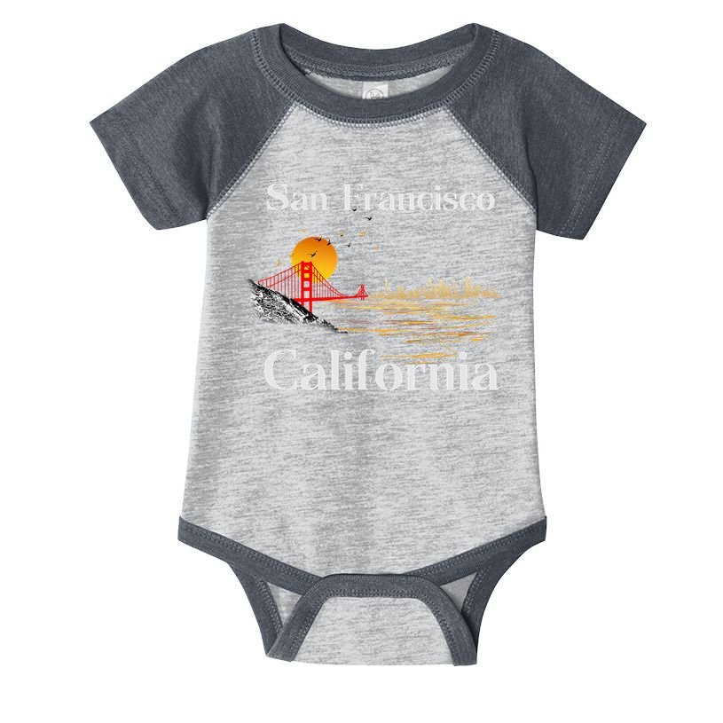 San Francisco California Cityscape Infant Baby Jersey Bodysuit