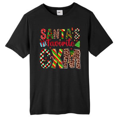 SantaS Favorite Cxm Nurse Buffalo Plaid Christmas Funny Gift Cute Gift Tall Fusion ChromaSoft Performance T-Shirt