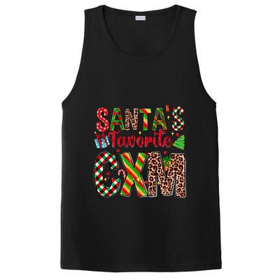 SantaS Favorite Cxm Nurse Buffalo Plaid Christmas Funny Gift Cute Gift PosiCharge Competitor Tank