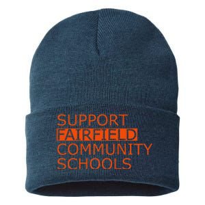 Support Fairfield Community Schools Sustainable Knit Beanie