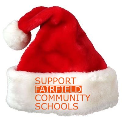 Support Fairfield Community Schools Premium Christmas Santa Hat