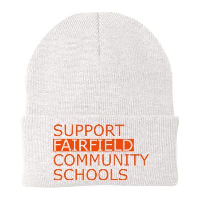 Support Fairfield Community Schools Knit Cap Winter Beanie