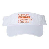 Support Fairfield Community Schools Valucap Bio-Washed Visor