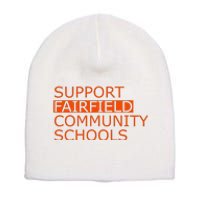 Support Fairfield Community Schools Short Acrylic Beanie