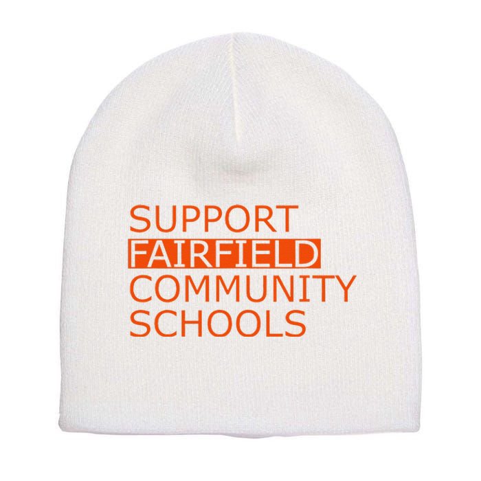 Support Fairfield Community Schools Short Acrylic Beanie