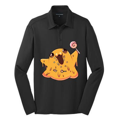 SCP Foundation Cute SCP 999 Tickle Monster Silk Touch Performance Long Sleeve Polo