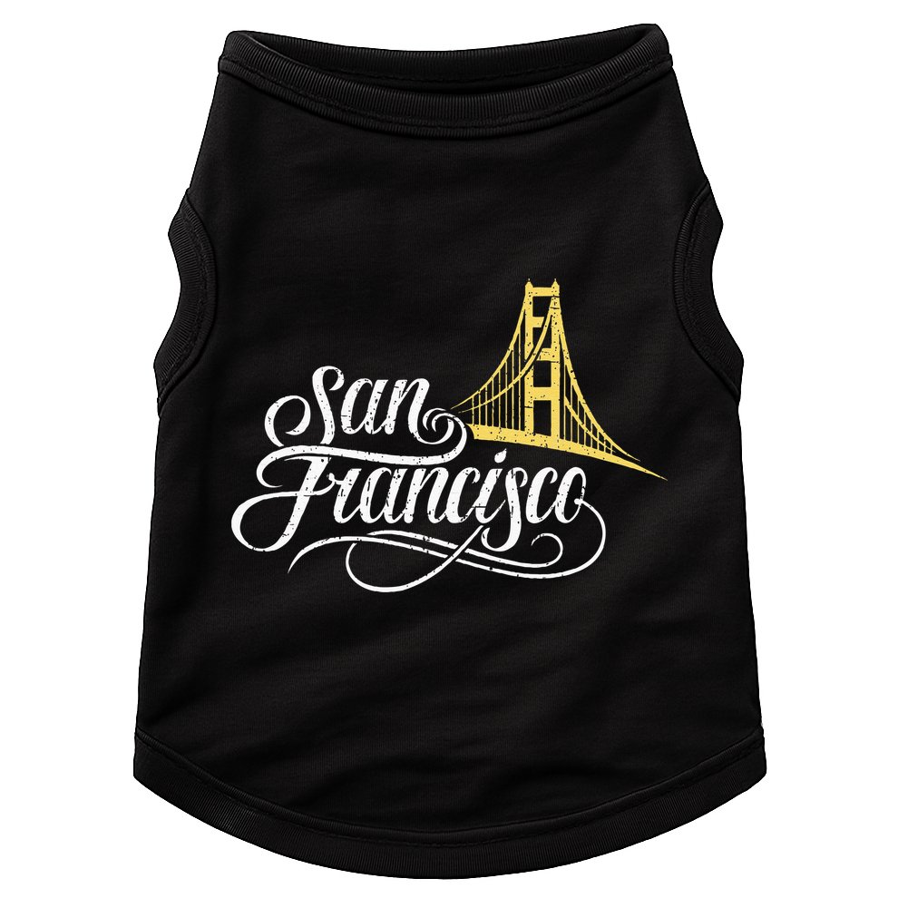 San Francisco California Golden Gate Bridge Vintage Doggie Tank
