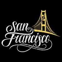 San Francisco California Golden Gate Bridge Vintage Doggie Tank