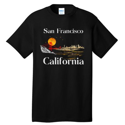 San Francisco California Cityscape Tall T-Shirt