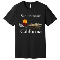 San Francisco California Cityscape Premium T-Shirt