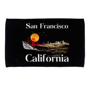 San Francisco California Cityscape Microfiber Hand Towel