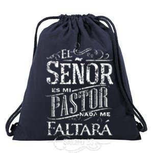 Shirts For Christians In Spanish With A Bible Verse Quote Drawstring Bag