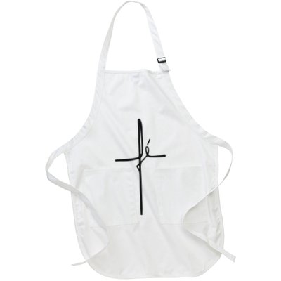Simple Faith Cross In Portuguese Camiseta Fe Apron