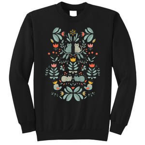 Swedish Folk Cats Sweatshirt