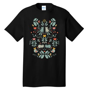 Swedish Folk Cats Tall T-Shirt