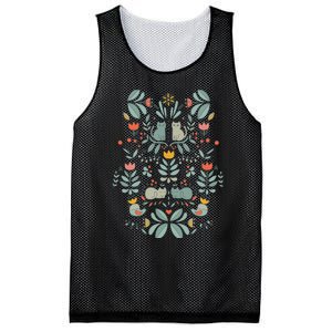 Swedish Folk Cats Mesh Reversible Basketball Jersey Tank