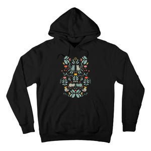 Swedish Folk Cats Tall Hoodie