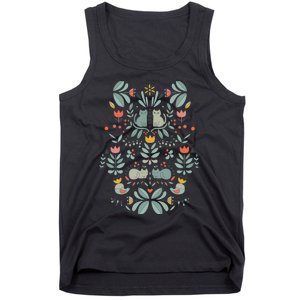 Swedish Folk Cats Tank Top