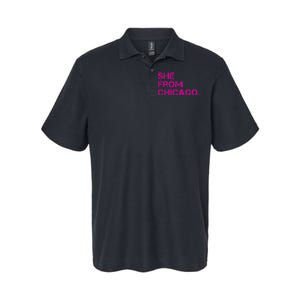 She From Chicago Softstyle Adult Sport Polo