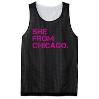 She From Chicago Mesh Reversible Basketball Jersey Tank