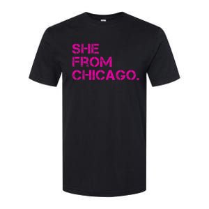 She From Chicago Softstyle CVC T-Shirt