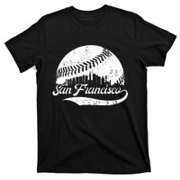 San Francisco California Vintage Skyline Apparel T-Shirt