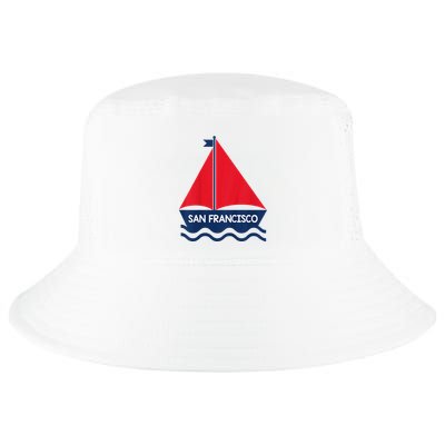 San Francisco California Sailing Boat Souvenir Cool Comfort Performance Bucket Hat