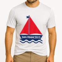 San Francisco California Sailing Boat Souvenir Cooling Performance Crew T-Shirt