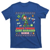 Santas Favorite Case Ager Nurse Dabbing Elf Christmas Gift T-Shirt