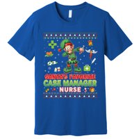 Santas Favorite Case Ager Nurse Dabbing Elf Christmas Gift Premium T-Shirt