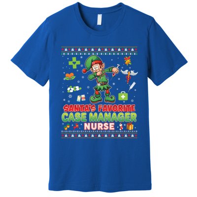 Santas Favorite Case Ager Nurse Dabbing Elf Christmas Gift Premium T-Shirt