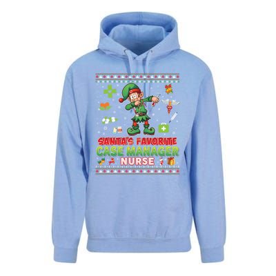 Santas Favorite Case Ager Nurse Dabbing Elf Christmas Gift Unisex Surf Hoodie