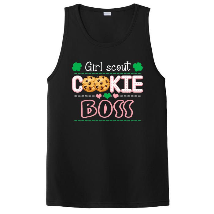 Scout For Cookie Boss Funny Scouting Family Matching PosiCharge Competitor Tank