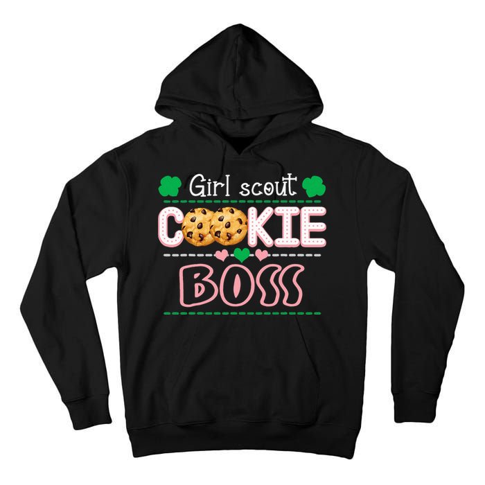 Scout For Cookie Boss Funny Scouting Family Matching Tall Hoodie