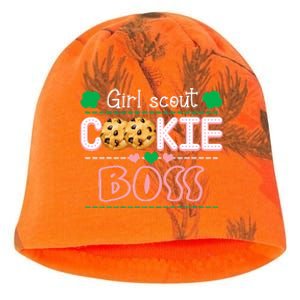 Scout For Cookie Boss Funny Scouting Family Matching Kati - Camo Knit Beanie