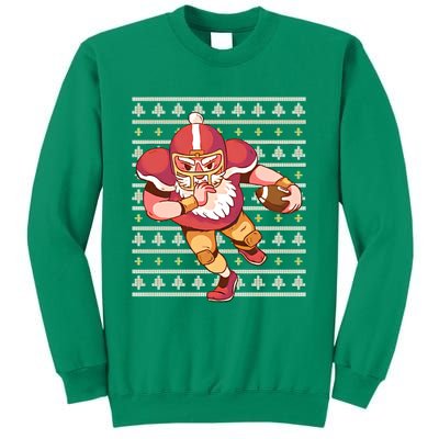 Santa Football Christmas Sweatshirt