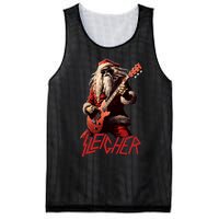 Sleigher Funny Christmas Heavy Metal Music Mesh Reversible Basketball Jersey Tank