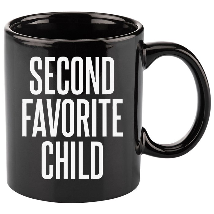 Second Favorite Child  11oz C Handle Ceramic Mug