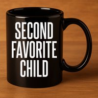 Second Favorite Child  11oz C Handle Ceramic Mug