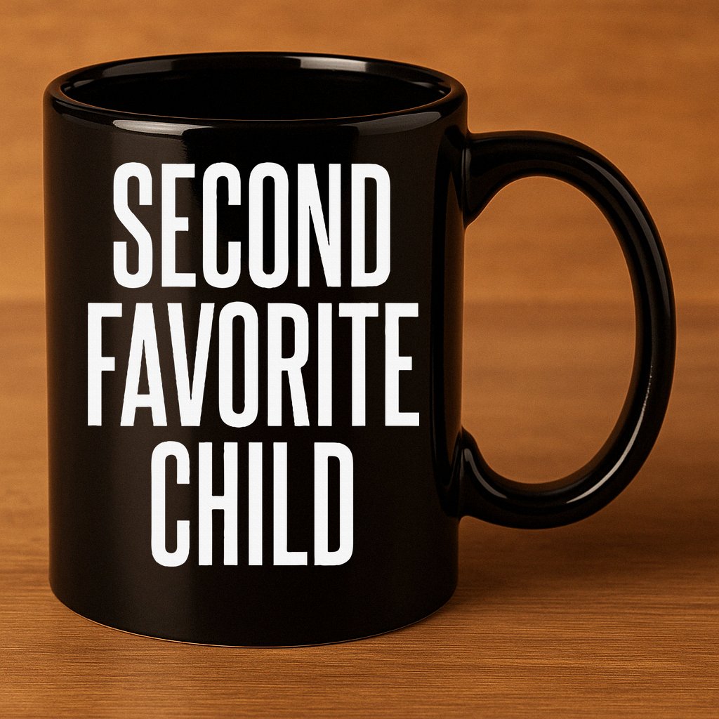 Second Favorite Child  11oz C Handle Ceramic Mug