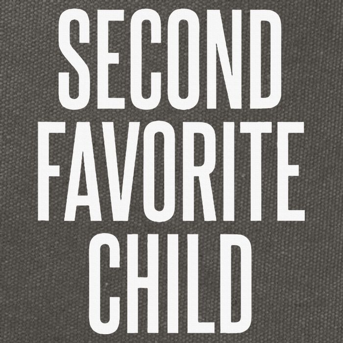 Second Favorite Child  Cotton Canvas Backpack