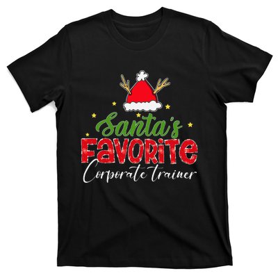 SantaS Favorite Corporate Trainer Christmas T-Shirt