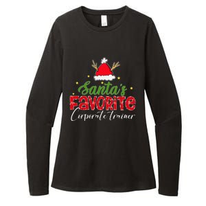 SantaS Favorite Corporate Trainer Christmas Womens CVC Long Sleeve Shirt