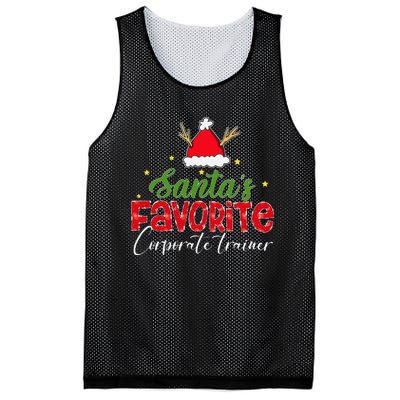 SantaS Favorite Corporate Trainer Christmas Mesh Reversible Basketball Jersey Tank