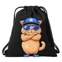 Somalian Flag Cat Mom Souvenirs Products Kitten Somalia Drawstring Bag