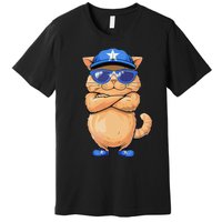 Somalian Flag Cat Mom Souvenirs Products Kitten Somalia Premium T-Shirt